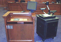 Tacoma podium and cart